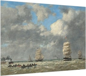 Obraz - Eugène Boudin, Le Havre, reprodukcje (70x50 cm)