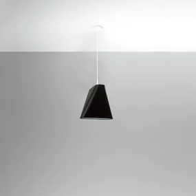 Żyrandol BLUM 1 czarny SOLLUX  LIGHTING