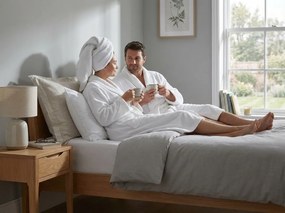 Poszewka na poduszkę satynowy damaszek 70x90 biały