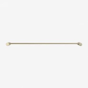 Toaleta Ścienna Z Drążkiem ↔︎60 Cm Do Łazienki Ze Stali Nierdzewnej Devon Szczotkowane Złoto - Sklum