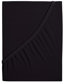 4Home Prześcieradło Premium jersey czarne, 90 x200 cm, 90 x 200 cm