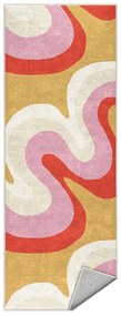 Żółto-różowy chodnik odpowiedni do prania 80x200 cm Raspberry Creamsicle – Mila Home