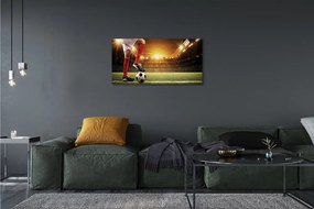 Zdjęcie na płótnie Kontrola Piłki Na Stadionie