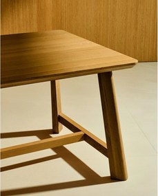 Stół z blatem w dekorze dębu 100x220 cm Idun – Kave Home
