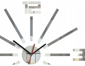 Zegar ścienny naklejany duży nowoczesny akrylowy na ścianę do kuchni salonu