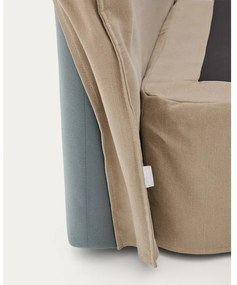 Szarobrązowy tapicerowany zagłówek 180x118 cm Jaira – Kave Home