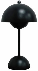 Czarrna lampa stołowa led W8-Z73