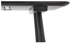 Stół konsolowy czarny dąb 100x44,5 cm Bast - Villa Collection