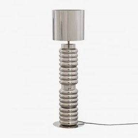 Lampa Stojąca Z Żelaza Mole Chrome - Sklum