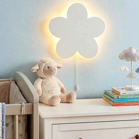 Dziecięca lampa ścienna kwiatek, lampka nocna LED | KVID