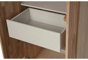 Naturalna szafa w dekorze dębu 60x210 cm Gravure – WOOOD