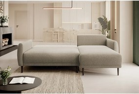 Narożnik BONO z funkcją spania Drewniane nóżki Eleganckie podłokietniki Głębokie siedzisko Prawa strona Barrel 09