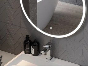 Mexen Gobi lustro łazienkowe podświetlane, okrągłe 70 cm, LED 6000K, antypara - 9801-070-070-611-00