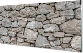 Szkło Ozdobne do Kuchni Tradycyjny Mur Kamienny