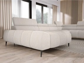 Narożnik SANTO XL prawostronny z elektrycznym wysuwem siedziska, z funkcją RELAX oraz regulowanymi zagłówkami CURIO 02 WERSAL