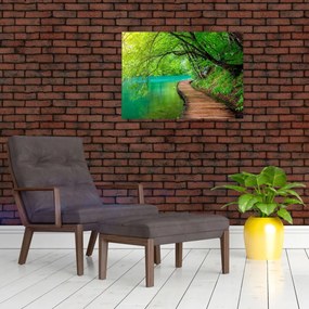 Obraz - Jeziora Plitwickie (70x50 cm)