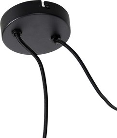 Lampa wisząca czarna 2-światłowa - Cava