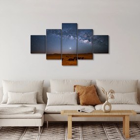 Obraz - Noc na pustyni (125x70 cm)