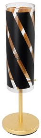 Eglo 97769 - Lampa stołowa PINTO NERO 1 1xE27/60W/230V