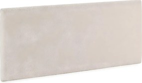 Szuflada na głowę łóżka Niebla 160x60 cm Imitacja tkaniny baranek beżowa