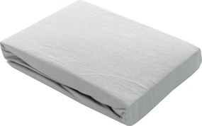 Prześcieradło jersey z gumką Jerry 90x200cm light grey