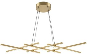 Maytoni MOD244PL-L50BSK - LED żyrandol na lince HALO LED/40W/230V złoty