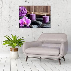 Obraz na szkle - Relaks (70x50 cm)