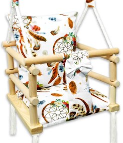 Huśtawka kubełkowa rosnąca łapacz snów A3-D55