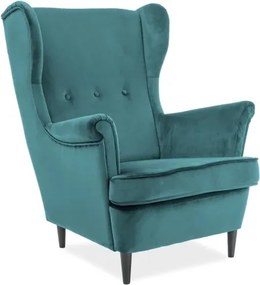 Elegancki tapicerowany fotel Lord Velvet