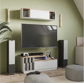 Lowboard biały/sonoma 120x40x49.9 betti