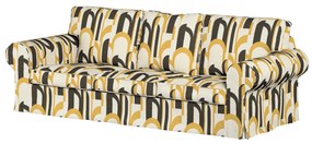 Pokrowiec na sofę Ektorp 3-osobową, rozkładaną, PIXBO