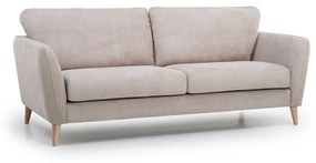 Beżowa sofa Scandic Oslo, 206 cm