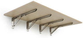 Stół składany na ścianie, 1200 x 600 mm, nośność 60 kg, brzoza