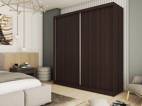 Szafa Przesuwna SOFIA 200 cm Szafa Dwudrzwiowa Wenge