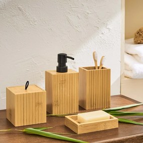 Bambusowa mydelniczka w naturalnym kolorze Hanoi – douceur d'intérieur