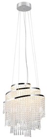 Lampa wisząca LED w kolorze srebra ø 48 cm Pomp – Trio