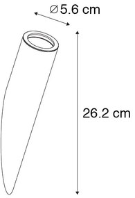 Nowoczesna lampa ścienna biała - Slam