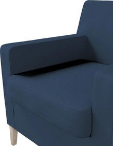 Pokrowiec na fotel Karlstad kolor granatowy