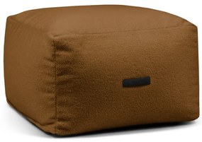 Brązowy worek do siedzenia z materiału bouclé Softbox MooG – SLOWDOWN