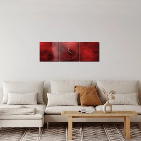 Obraz - Księżyc na powierzchni (z zegarem) (90x30 cm)