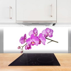 Panel Szklany Kompozycja Różowych Storczyków