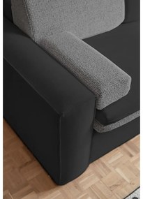 Ciemnoszara rozkładana sofa 237 cm Wilson – Miuform