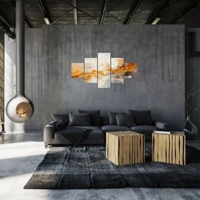 Obraz - Złota tekstura (125x70 cm)