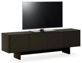 Czarna szafka pod TV 180x55x40 cm Solei – MOME