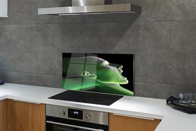 Panel szklany do Kuchni Portret w Zielonym Świetle