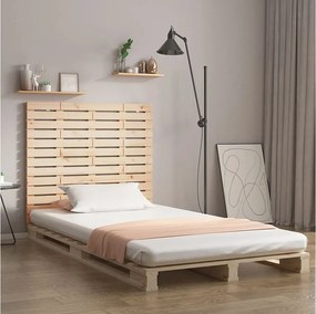 Zagłówek ścienny z litego drewna sosnowego 141x3x91,5 cm - Klasyczny i elegancki design