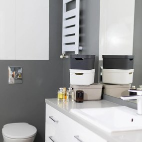 Plastikowy pojemnik z pokrywką Deco − Rotho