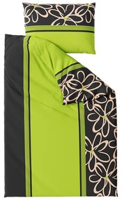 PrzytulneMieszkanie.pl PrzytulneMieszkanie.pl Bawełniana pościel BELLA BLEND zielona Rozmiar pościeli: 70 x 90 cm | 140 x 200 cm