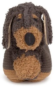 Ciemnobrązowy tekstylny dziecięcy kosz na zabawki 59x16x23 cm Sparky – Lorena Canals