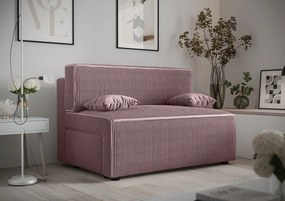 Ciemnoróżowa sofa sofa z funkcją spania H0-A85